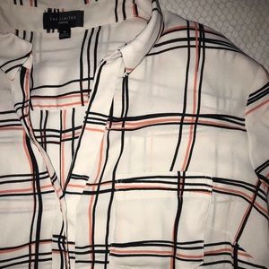 Plaid, sheer professional top with style